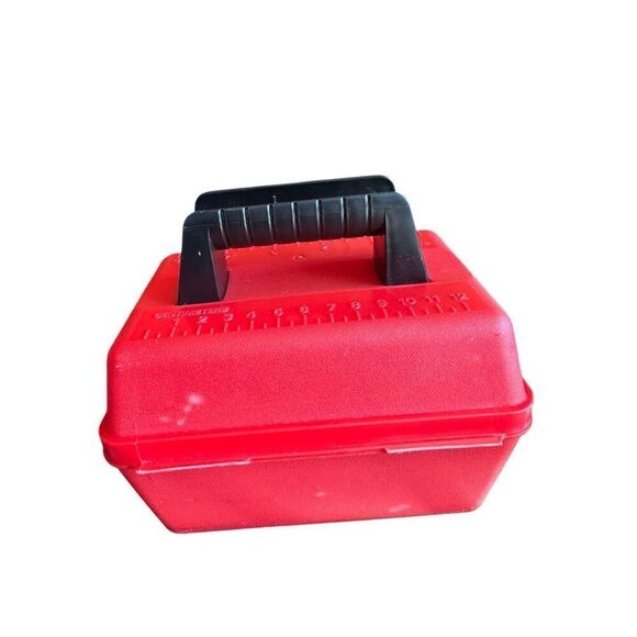 Fisher Price Miniature Medical Kit Tackle Box #3501 Vintage 1987 red - Picture 2 of 7